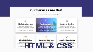 Responsive Our Services  page HTML CSS | HTML CSS Our services page | Responsive Our Services page