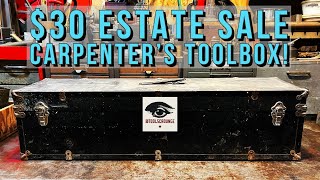 $30 Mystery Estate Sale Carpenter Toolbox!
