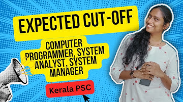 Question Paper Analysis, Expected Cut off | KPSC Computer programmer, System Analyst, System Manager