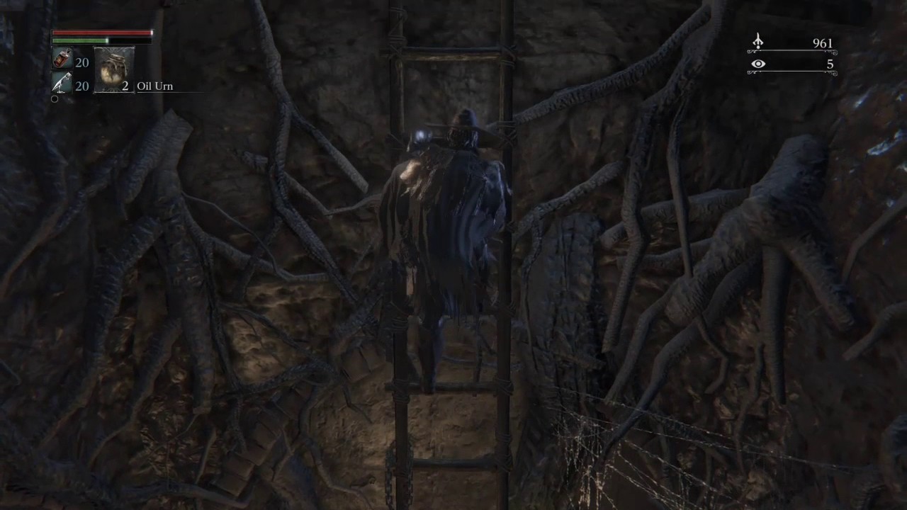 Bloodborne Calice messenger bath in the 1st dungeon YouTube