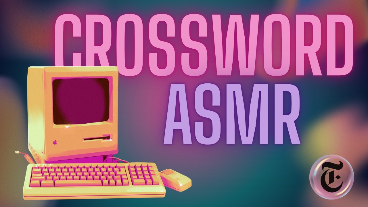 asmr | solving a thursday crossword (mic scratching + ramble)