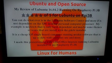Review of Lubuntu 16.04.2 LTS on Raspberry Pi 3B