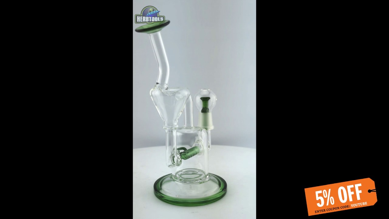 Grace Glass Green Machine Bong [HD] [HERBTOOLS]