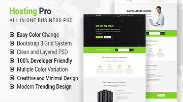 Hosting Pro - Business Website PSD Template | Themeforest Website Templates and Themes