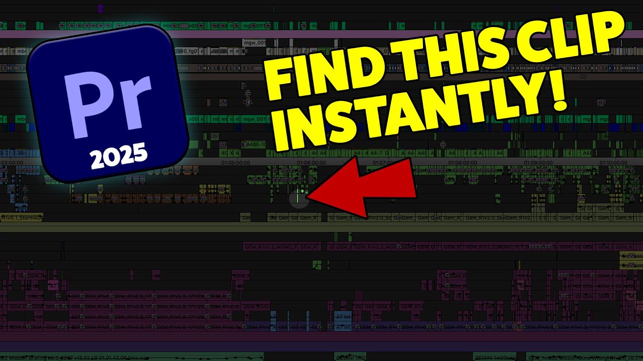 How To Find and Match ANY Frame In Your Timeline With Your Source ...