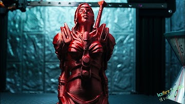 Satisfying Knight 3D Print Timelapse support free stl model remix in blender available for download