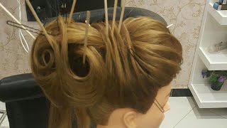 #تعليم#تساريح #شنيون 3D#خطوة بخطوة#خبيرة الشعرغادةرشيد#Hair styles2020#