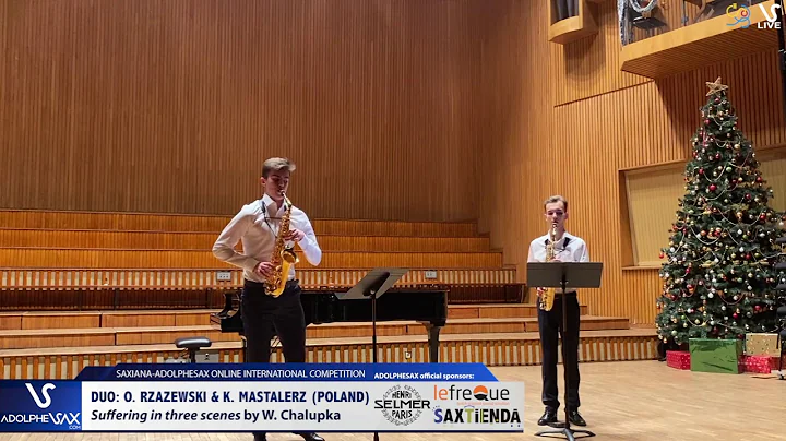 DUO O. RZAZEWSKI & K. MASTALERZ play Suffering in three scenes by W. Chalupka #adolphesax