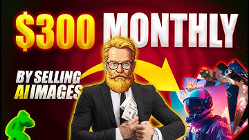 I Made $300 Selling AI Images (No Skills, Fully Automated)