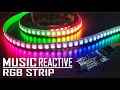 How To Make DIY Music Reactive RGB LED Strip (WS2812B)