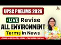 ENVIRONMENT via MCQs for UPSC Prelims 2026 |  MCQs Practice Live | SLEEPY CLASSES