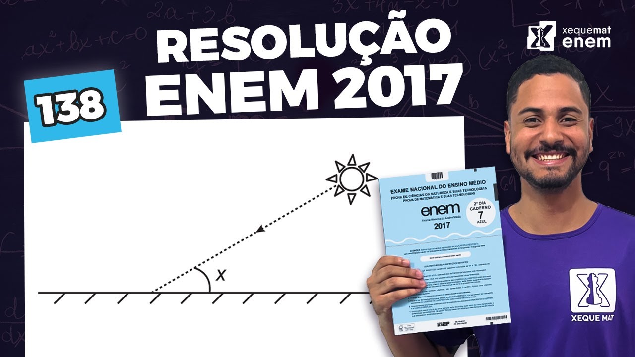 🟣 Questão 138 - Caderno Azul | Função trigonométrica | MATEMÁTICA ENEM 2017