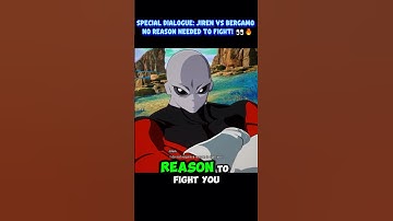 Special Dialogue Jiren vs Bergamo – No Reason Needed To Fight! #sparkingzero #crashout #knockout