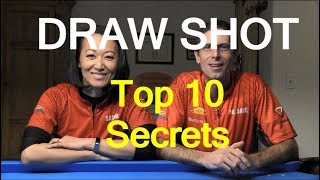 Top 10 SECRETS of a Good DRAW/Backspin/Screw-Back SHOT