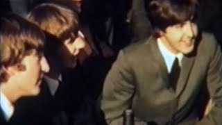 The Beatles Arrive in Liverpool - Speke Airport - Color Home Movie - 10 July 1964
