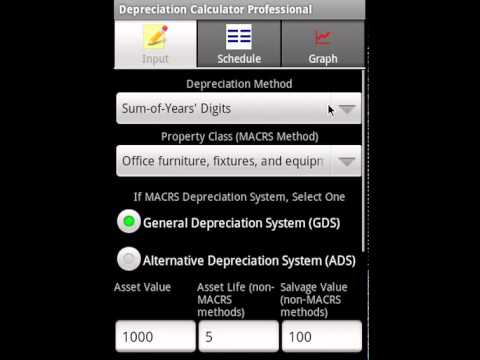 Depreciation Calculation Made Easy Depreciation Android App