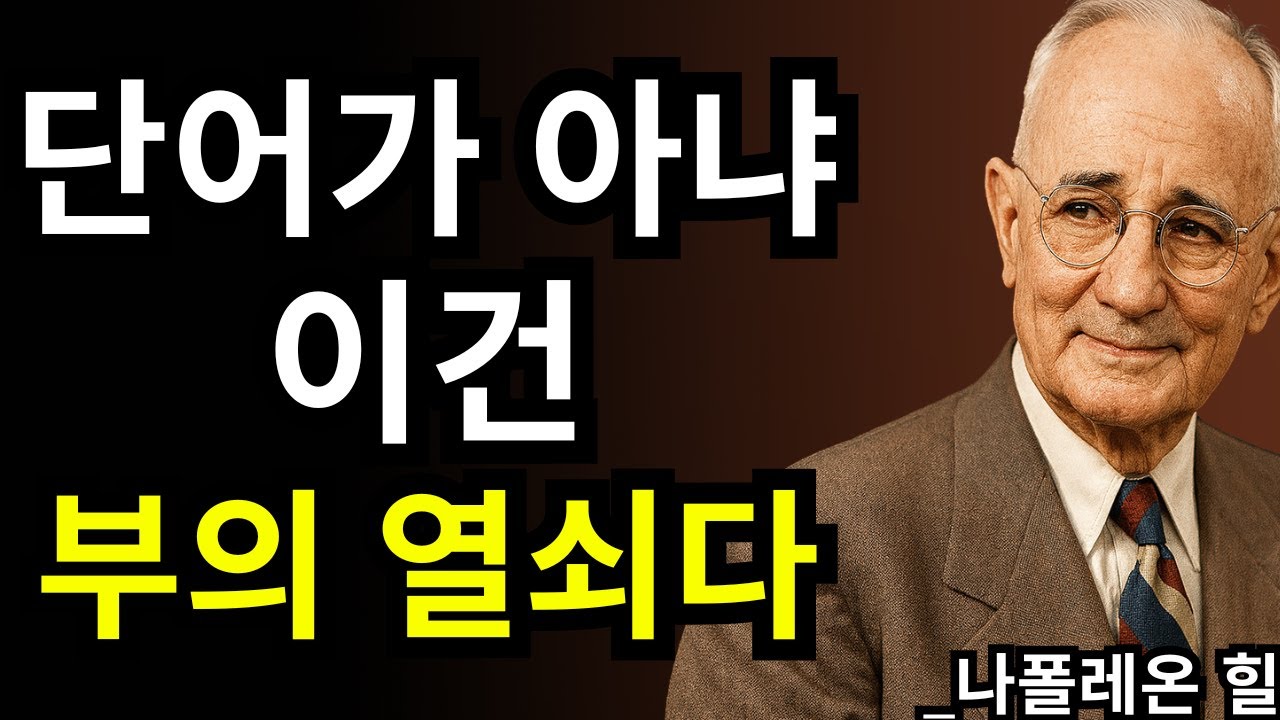 부의 열쇠를 여는 36초 (비밀로 간직하세요) | 나폴레온 힐