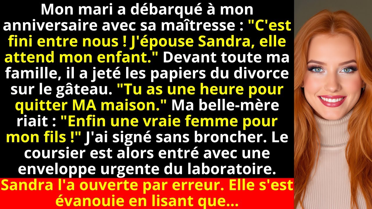 Mon mari a débarqué à mon anniversaire avec sa maîtresse : 