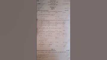 tn 11th maths 1st mid term question  paper