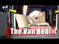 My Van Build - Fitting the bed and Seat, and Storage