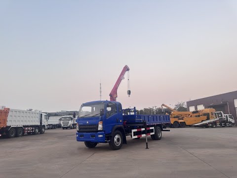 CSCTRUCK Delivers HOWO L 3-ton Truck-Mounted SANY Stiff Boom Crane to South Asia (2025)