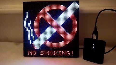 P3 RGB Matrix Panel 64x64 pixels with ESP32 Demo