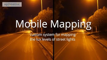 up2metric | Mobile mapping prototype for street lights lux mapping