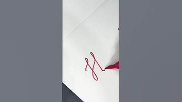 ‘Hh’ in cursive #cursive #handwriting #trending #ytshorts #calligraphy #asmr #shorts