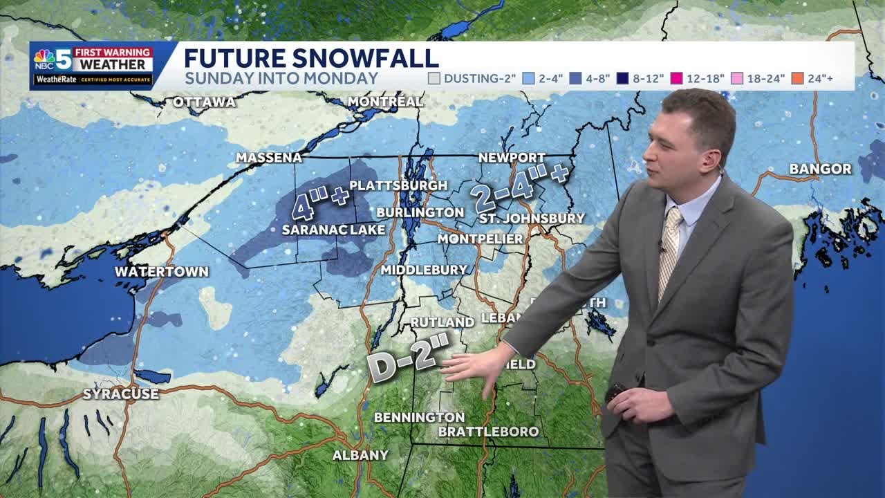 Another round of snow arrives Sunday night into Monday (12-06-25) - YouTube