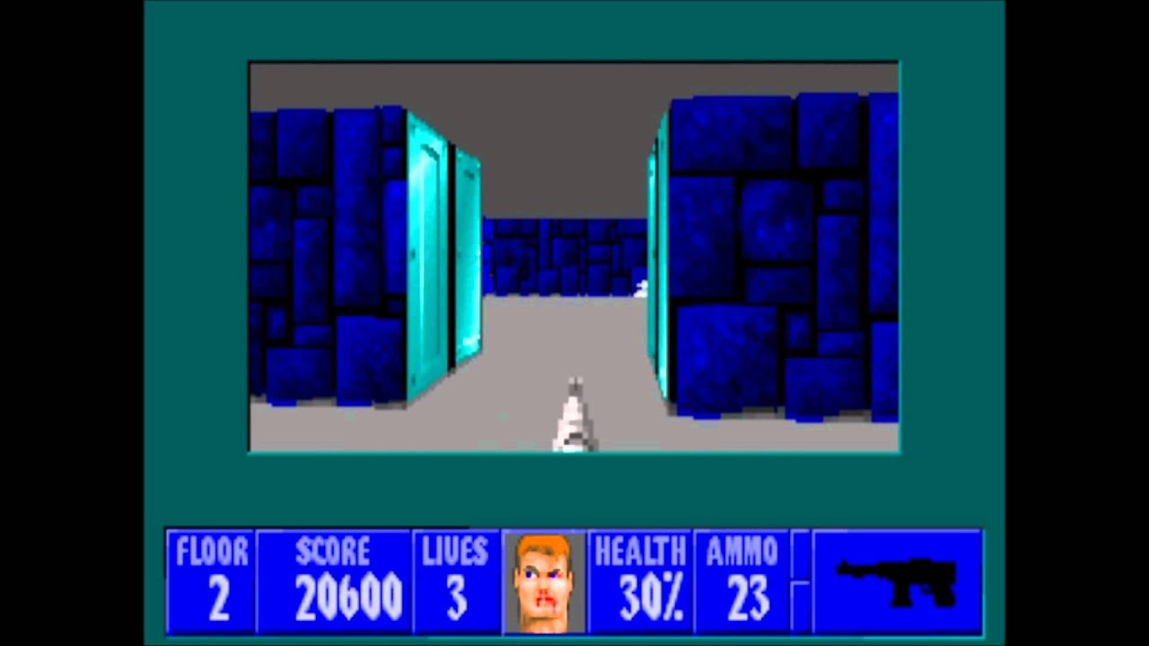 Grimboozed Gaming!  Wolfenstein 3-D!