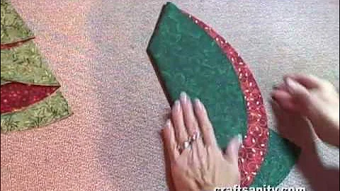 Folding  Christmas Tree napkins