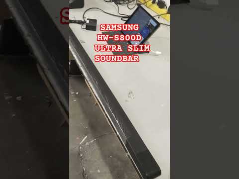 Samsung HW-S800D Ultra Slim Soundbar w/ wireless subwoofer #samsung #hws800d #ultraslimsoundbar