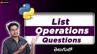 Convert List to Dictionary | Python Interview Questions Telugu