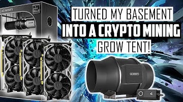 Cooling My Crypto Mining Basement Like A Grow Tent