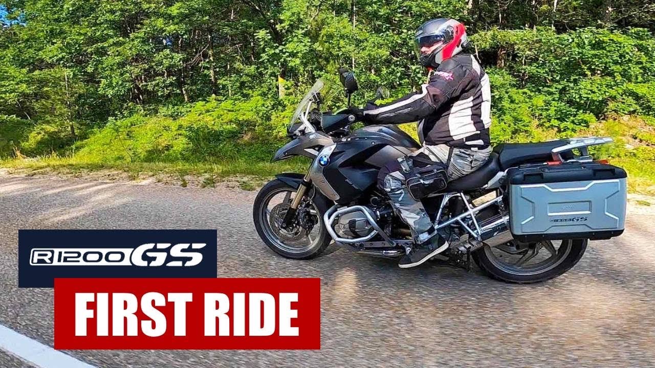 BMW R1200GS - First ride - YouTube