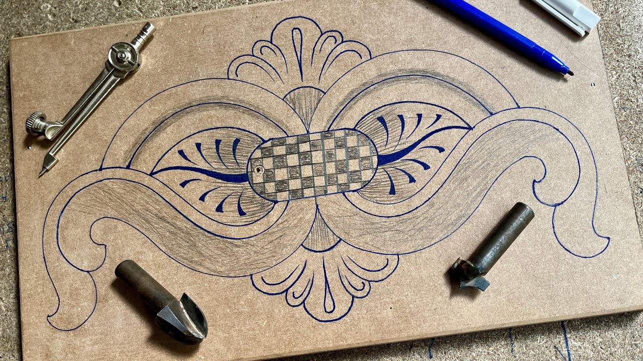 Leafy Wood Carving Design | MDF Router Machine Bits से बना शानदार पत्ता डिज़ाइन | CNC Art 