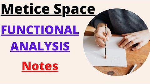 Metric Space // Functional Analysis|| Distance of a point from a set (@mbmathematics)