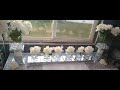 DIY Glam Mirror &amp; Glass Centerpiece &amp; Vases