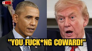 Trump PANICS as Barack Obama DESTROYS Him for Insulting Michelle On Live TV