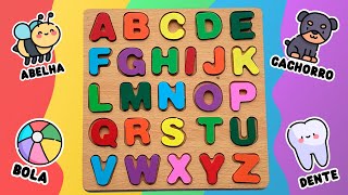 Aprender o alfabeto em português | Como ensinar as letras do ABC | Aprender as letras do alfabeto | by Kidspace Tv 58,104 views 1 month ago 7 minutes, 42 seconds