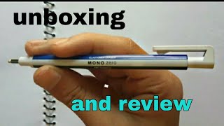 unboxing✂️and review tombowmono zero eraser round  souravjoshiartsartsticway