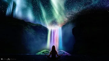 777Hz 77Hz 7Hz  Meditation with an AngelㅣRainbow Shower of LightㅣRenew Body & MindㅣHealing Light