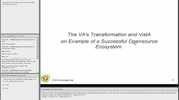 Part 1 of 4 - WorldVistA 29th March 2011