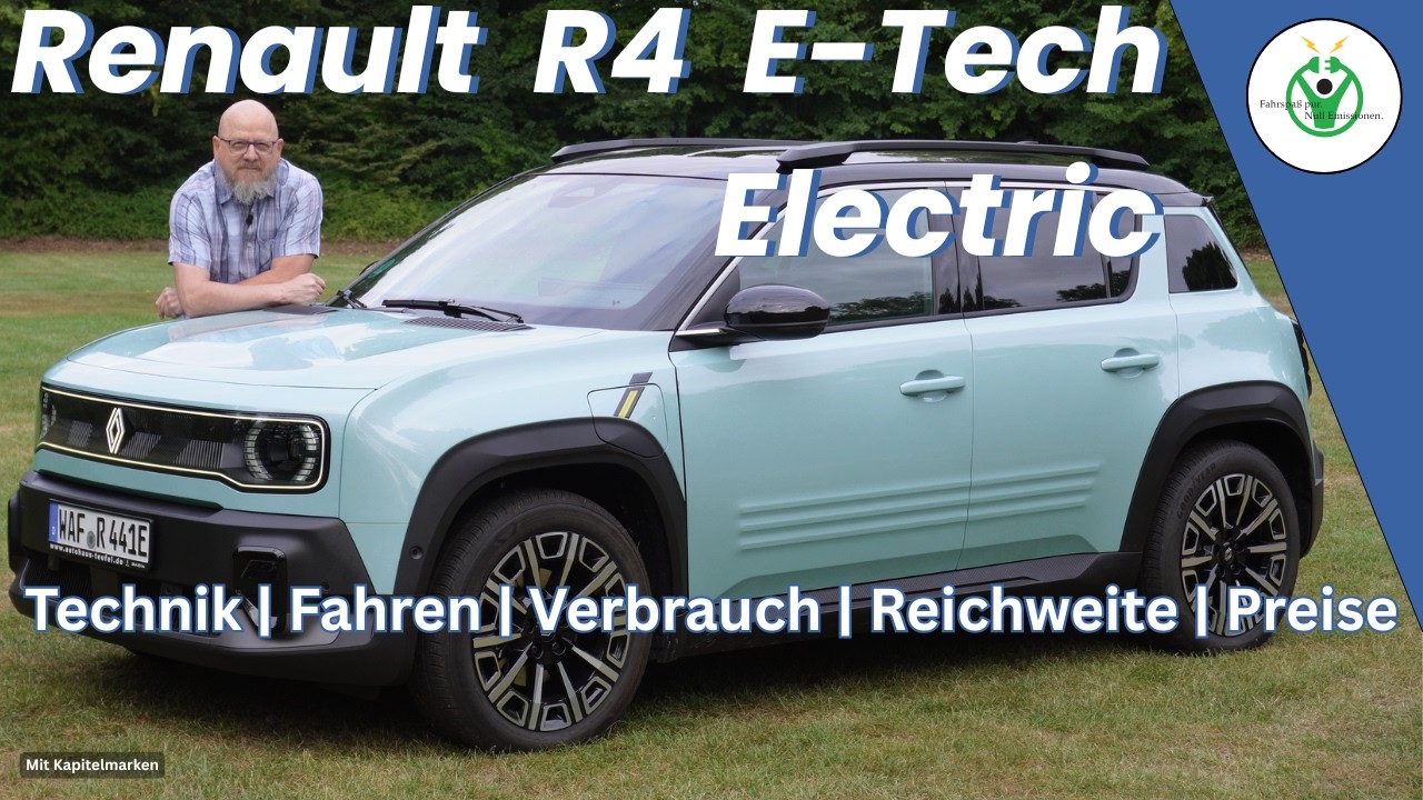 Renault R4 E-Tech Electric | Sieht so die Rückkehr eines Kultautos aus den Siebzigerjahren aus?