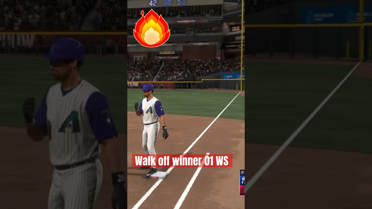 MLB 22 2001 WS walk off VS NYY