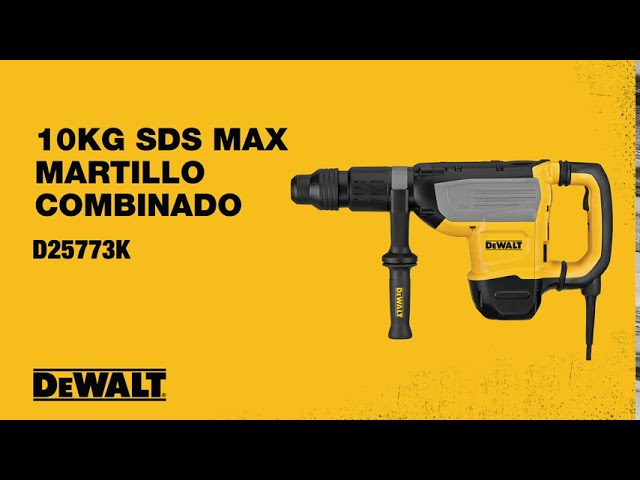 pakke lykke Adgang Martillo Combinado SDS MAX DEWALT de 1700 Watts D25773K - YouTube