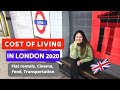 COST OF LIVING IN LONDON 2020 | RENT, TRANSPORTATION, FOOD, GOING OUT