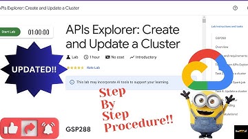APIs Explorer  Create and Update a Cluster||GSP288|| #gsp288 #qwiklabs #googlecloud #solutions