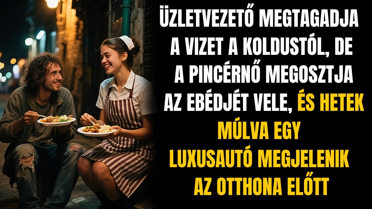 ÜZLETVEZETŐ MEGTAGADJA A VIZET A KOLDUSTÓL, DE A PINCÉRNŐ MEGOSZTJA AZ ÉTELÉT VELE