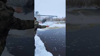 Зимняя щука в кастинговую сеть " СибКаст" #casting #рыбалка #fishing